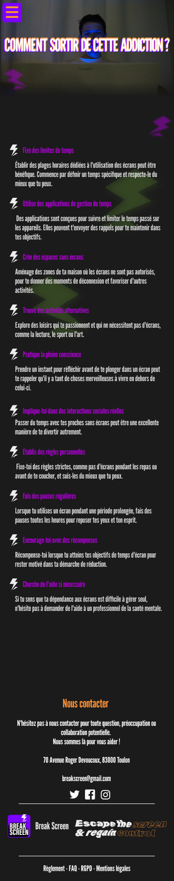 Break Screen - Gallery 8